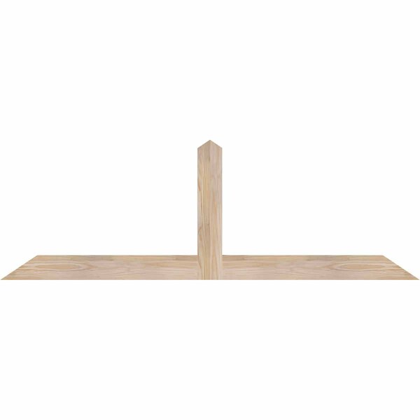 Ekena Millwork Portland Smooth Timber Gable Bracket, Douglas Fir, 60"W x 20"H x 1 1/2"D x 3 1/2"F, 8/12 Pitch GBW060X20X0204POR00SDF - main